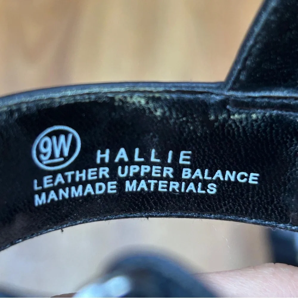 Madeline‎ Black Minimalist Sandals